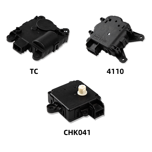 Relationship between front headlight dimmer motor and lubricating grease